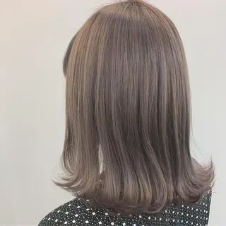 ミディアム カラー ブリーチ/アレンジ 天満/chihiroのヘアスタイル