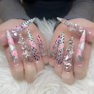 ネイル ANH ゴテゴテネイルのネイルデザイン