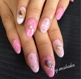 ネイル She nail studio 原宿所属・パラジェル有/ スカルプ/mahoのネイルデザイン