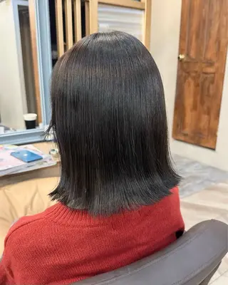 ミディアム カラー 加藤 杏のヘアスタイル