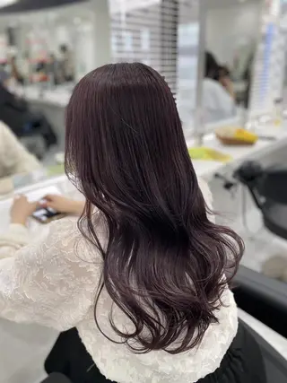 カラー 冬の透明感カラー❄️ 銀座DISCOのヘアスタイル