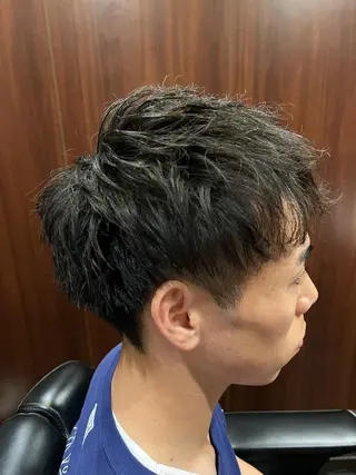 ミディアム メンズ ✨メンズカット 無料‼️✨土尾快斗のヘアスタイル