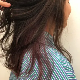 カラー ambellir 山本伽椰のヘアスタイル