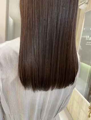 セミロング カラー 西 めぐみのヘアスタイル