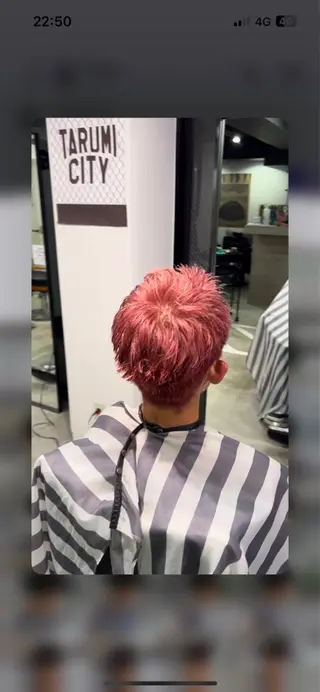 カラー FUJIYAMA BARBER SHOP所属・朝陽 /メンズカット専門のヘアスタイル