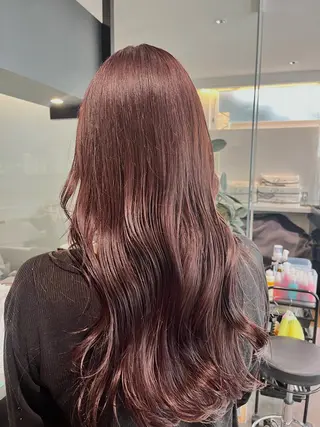 ロング カラー ブリーチなし ダブルカラー/ゆなのヘアスタイル