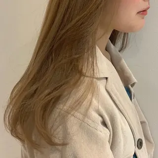 ロング カラー ヘアアレンジ SALOWIN原宿ash店所属・憧れの艶ハイトーンへ 🌙サイダサキのヘアスタイル