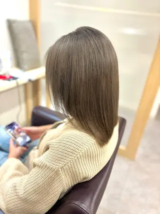 ミディアム Haruka✄﻿ 透明感カラー🫧🌙のヘアスタイル