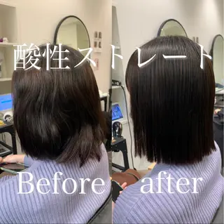 ミディアム 【酸性ストレート】 宮下和明のヘアスタイル