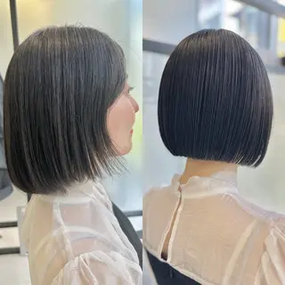 ショート SALOWIN心斎橋Suite店所属・洗っても取れない 髪質改善|OJIROのヘアスタイル