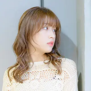 ミディアム カラー 🦋韓国系指名No1 店長/圓山 祐也🦋のヘアスタイル