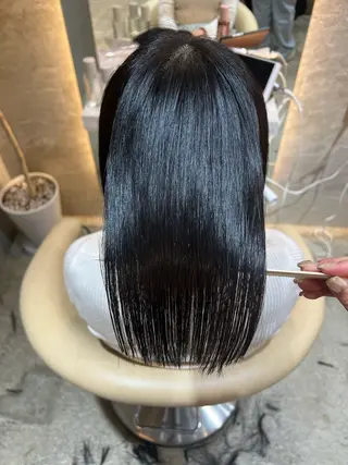 ショート カラー ボブ/巻ける縮毛矯正 /韓国レイヤーはなのヘアスタイル