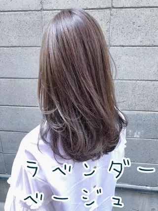 セミロング カラー 似合わせ専門美容師 なかじまのヘアスタイル