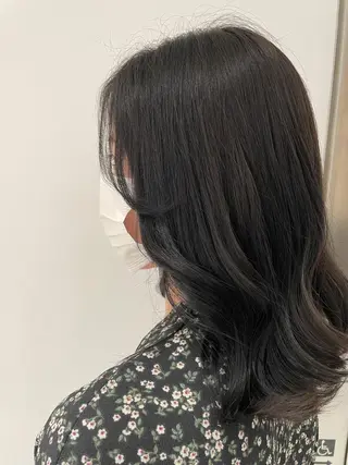 ミディアム 韓国風パーマ/ヘア セット/店長みづきのヘアスタイル
