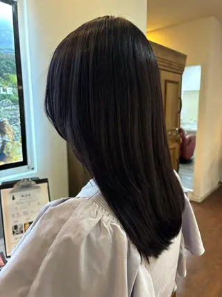 ロング 天野 妃菜のヘアスタイル