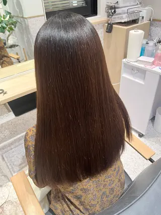 ロング 髪質改善&艶カラー/ ほんだあみ (♡)のヘアスタイル