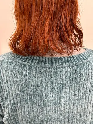 ミディアム カラー 愛結 暖色カラー🎀🩰のヘアスタイル