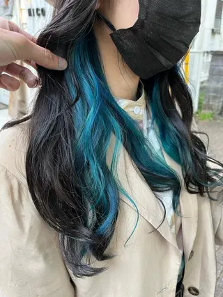 ロング カラー 原宿サロン代表 デザインカラー伊藤卓のヘアスタイル