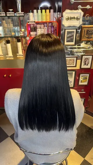 ロング カラー デザインカラー/ ブリーチ/コーンロウのヘアスタイル