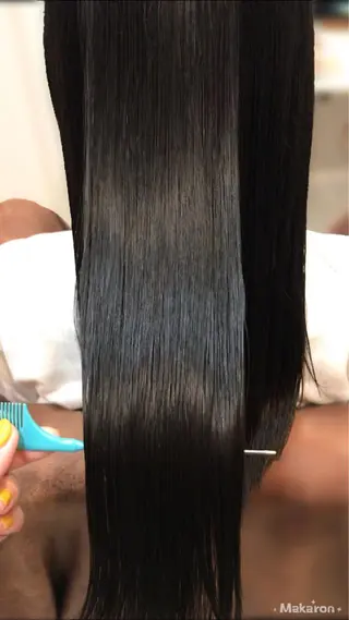 ロング パーマ hair works raptureのヘアスタイル