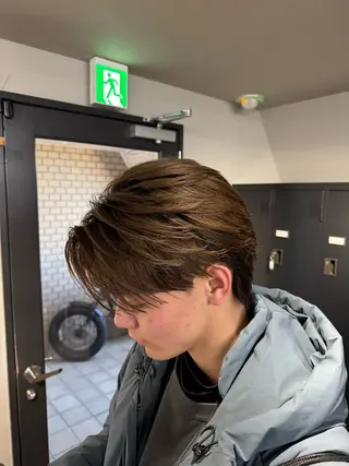 メンズ 立川韓国メンズヘア ニュアンスパーマ安井のヘアスタイル