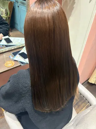 パーマ なぎさ 🎀  / 透明感カラー/心斎橋のヘアスタイル