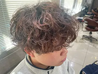 パーマ フェザーパーマ/ ダブルカラー/藤田のヘアスタイル
