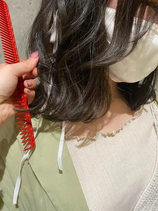 ミディアム カラー AO所属・RISAKO 艶髪モテヘア🎀府中のヘアスタイル