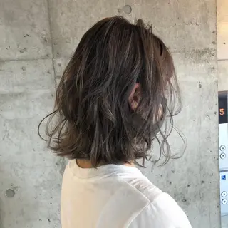 ミディアム カラー パーマ 口コミ高評価/パーマ Tetsu【テツ】のヘアスタイル