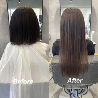 ロング プルエクステ/インナ ーカラー🦊はるなのヘアスタイル