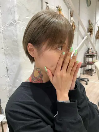 ショート ショート/ボブ 似合わせ/中原のヘアスタイル