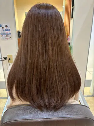 ロング カラー 亀山 来未のヘアスタイル
