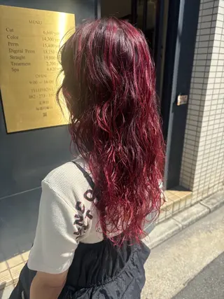 ロング カラー 和田 志織のマツエク・マツパデザイン