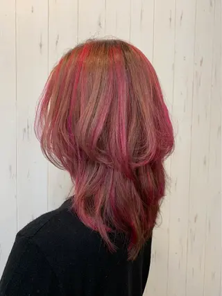 ミディアム カラー カラー#ブリーチ⭐️ STAR☆RIVERのヘアスタイル