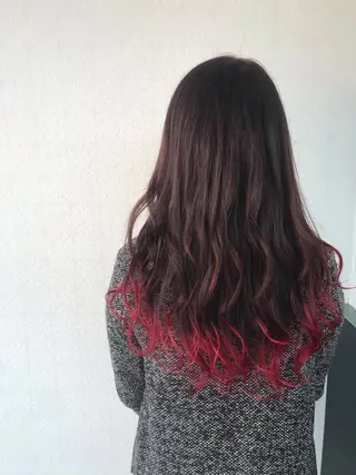 セミロング カラー 豊田 恭平のヘアスタイル