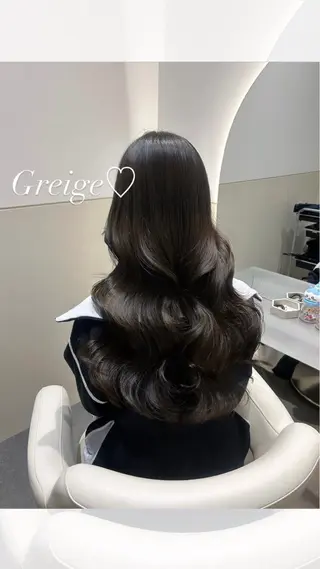 セミロング カラー 🩷韓国ヘア/ヨシン モリ🩷Maikaのヘアスタイル