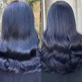 ロング カラー パーマ ヘアアレンジ メンズ ブリーチなし透明感 カラー/MISANOのヘアスタイル