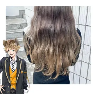 ロング カラー GARU-ガル-所属・TSUNO🦖 派手髪/オタク美容師のヘアスタイル