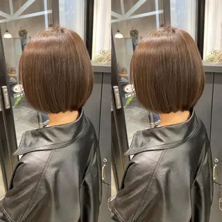 ショート 葵/レイヤーカット/ 韓国風/透明感カラーのヘアスタイル