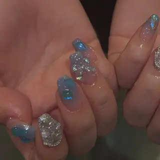 ネイル honoka ガーリーネイル໒꒱のネイルデザイン