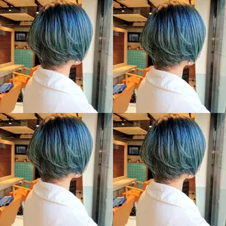 ショート カラー ✨美髪改善 特化✨ユウヤ🇰🇷のヘアスタイル