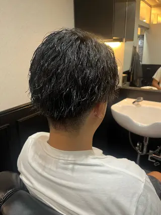 ミディアム パーマ メンズ littlenene /たちばなのヘアスタイル