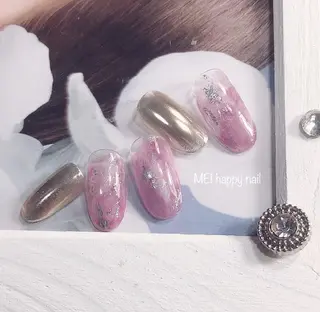 ネイル 北浦和 自爪育成ケアのネイルデザイン