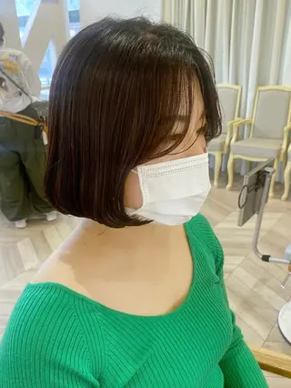 ショート ベージュ/レイヤー カット🤍Rieのヘアスタイル