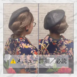 セミロング ヘアアレンジ ヘアセット/着付け 𓇼 松本 夏美𓇼のヘアスタイル