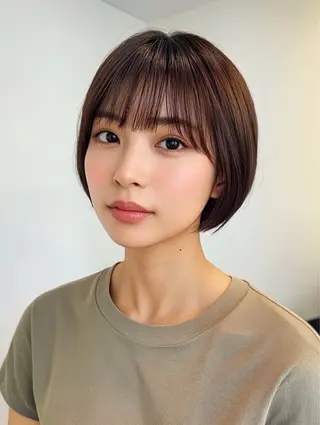 ショート カラー Misora/ボブ/ レイヤー/艶カラーのヘアスタイル