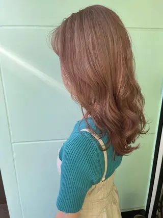 ロング カラー 💙ルル💙 ハイトーン/レイヤーのヘアスタイル