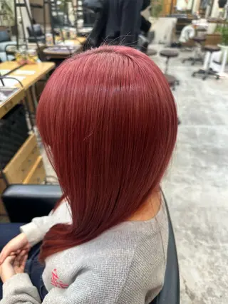 ロング カラー YUU Belle 新宿のヘアスタイル