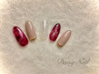 ネイル うる艶/透明感 Rirashaのネイルデザイン