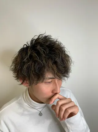 ショート パーマ メンズ 🔥Mackey🔥 メンズ特化型美容師のヘアスタイル